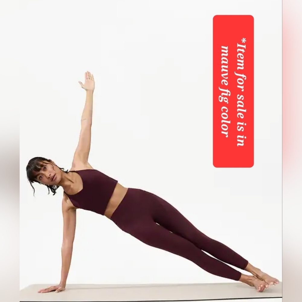 NWT Salutation Stash High Rise 7/8 Legging Size Small In Mauve Fig